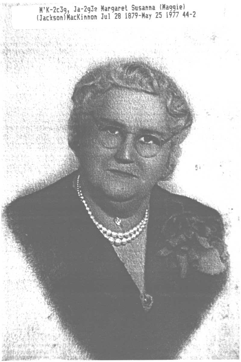 Margaretta S. MacKinnon (nee Jackson)